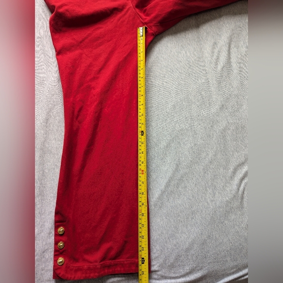 St. John Wide Leg Red Trousers - Picture 12 of 12